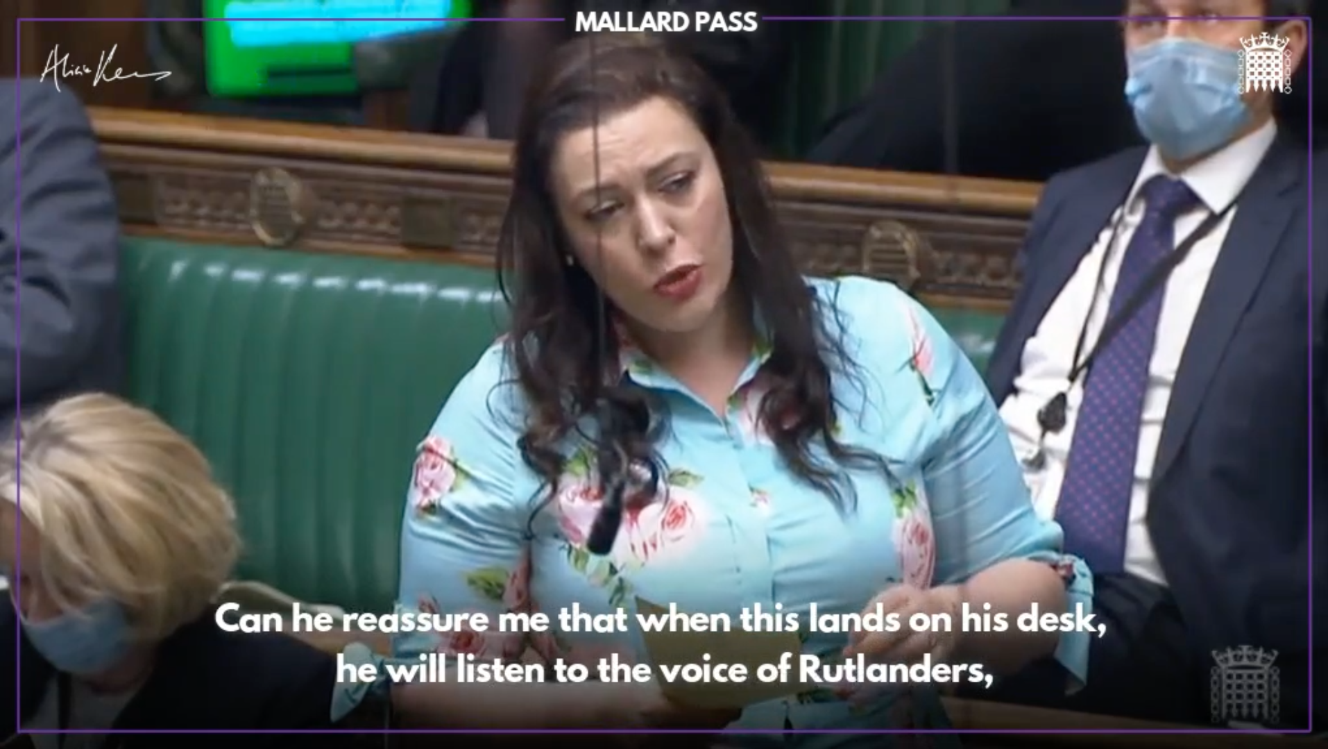 Alicia Kearns speaks in Parliament