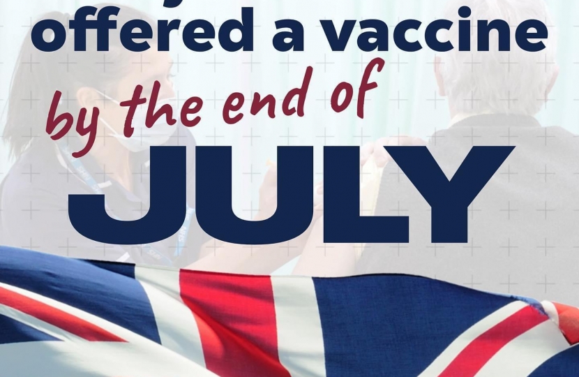 Vaccination by July