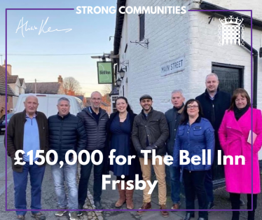 £150,000 for The Bell Inn Frisby